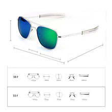 Load image into Gallery viewer, Randolph RE Sunglasses Men Woman Brand Designer American Army Military Sun Glasses Aviation AGX Tempered Gafas De Sol Hombre