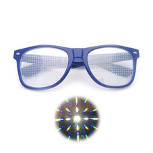 Load image into Gallery viewer, Rave Heart Light Glasses Heart Shaped Special Effect EDM Festival Light Changing Eyewear Rainbow Kaleidoscope  Rave Sunglasses