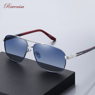 Ravenisa 2023  Polairzed Sunglasses Men Women Pilot Metal Sun Glasses Male Lunete De Soleil Femme