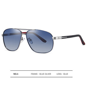 Ravenisa 2023  Polairzed Sunglasses Men Women Pilot Metal Sun Glasses Male Lunete De Soleil Femme
