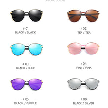 Load image into Gallery viewer, Ravenisa  Polarized Sunglasses Women Round Sun glassess Ladies lunette de soleil femme