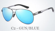 Load image into Gallery viewer, Ray Beim Brand Classic Oversized Spring Leg Alloy Men Sunglasses Polarized Brand Designer Pilot Sun Glasses Driving UV400 Oculos