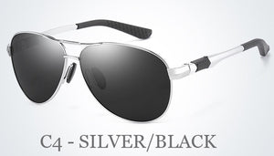 Ray Beim Brand Classic Oversized Spring Leg Alloy Men Sunglasses Polarized Brand Designer Pilot Sun Glasses Driving UV400 Oculos
