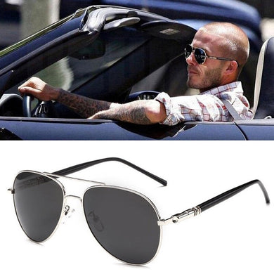 Ray Beim Brand Quality Spring Leg Alloy Men Sunglasses Polarized Lens Brand Design Pilot Male Sun Glasses Driving Eyewear