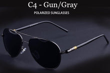 Load image into Gallery viewer, Ray Beim Brand Quality Spring Leg Alloy Men Sunglasses Polarized Lens Brand Design Pilot Male Sun Glasses Driving Eyewear
