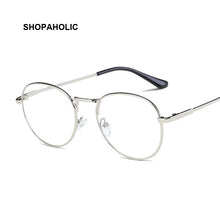 Load image into Gallery viewer, Reading Women Glasses Frame Retro Round Spectacle Transparent Sun Glasses Frame  Female Eyewear