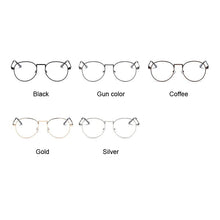 Load image into Gallery viewer, Reading Women Glasses Frame Retro Round Spectacle Transparent Sun Glasses Frame  Female Eyewear