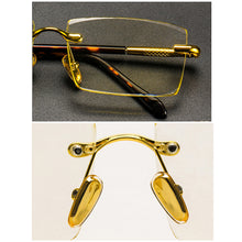 Load image into Gallery viewer, Reading Glasses Man Natural Crystal Stone Lens Acetate Eyeglasses Frame Woman  Brand Rimless Glass Presbyopia