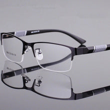 Load image into Gallery viewer, Reading Glasses Men and Women High Quality Half Frame Diopter Glasses Business Men Reading Glasses Women Reading Glasses