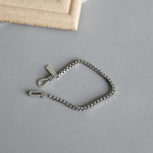 Load image into Gallery viewer, Real 925 Sterling Silver Chain Bracelet For Women Fine Jewelry Lucky Gift