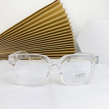 Load image into Gallery viewer, Recommend GM Large Frame Glasses, Anti-blue Light Flat Mirror, Plain Black Frame  for Men and Women with Myopia  Glasses Women