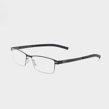 Load image into Gallery viewer, Rectangle Berlin Screwless Eyeglasses Handmade Stainless Steel Glasses Frames Eye Glasses Frames For Men  Designer