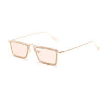 Load image into Gallery viewer, Rectangle Diamond Sunglasses Women Men Steampunk Vintage Sun Glasses  Brand Designer Eyeglasses Retro Eyewear UV400