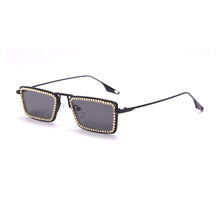 Load image into Gallery viewer, Rectangle Diamond Sunglasses Women Men Steampunk Vintage Sun Glasses  Brand Designer Eyeglasses Retro Eyewear UV400