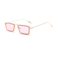 Load image into Gallery viewer, Rectangle Diamond Sunglasses Women Men Steampunk Vintage Sun Glasses  Brand Designer Eyeglasses Retro Eyewear UV400
