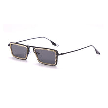 Load image into Gallery viewer, Rectangle Diamond Sunglasses Women Men Steampunk Vintage Sun Glasses  Brand Designer Eyeglasses Retro Eyewear UV400