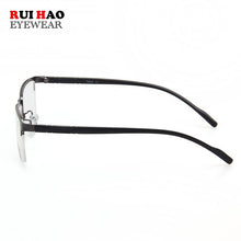 Carica l&#39;immagine nel visualizzatore di Gallery, Rectangle Eyeglasses Frame Men Women Business Optical Glasses Stainless Steel Spectacles Frame Rui Hao Eyewear  8840
