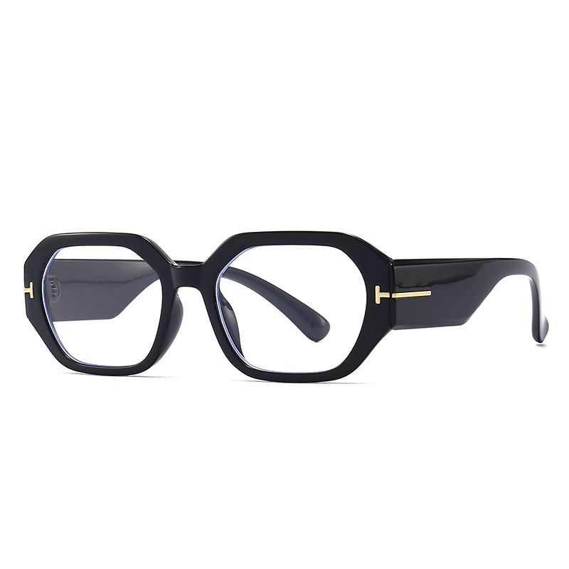 Rectangle Eyeglasses Women  Brand Designer Clear Lens Glasses Men UV400 Thick Frames Eyewear Spectacle Frames