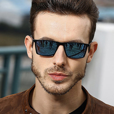 Rectangle Polarized Sunglasses For Men 2023  Brand Designer Square Sun Glasses Vintage Retro zonnebril vintage