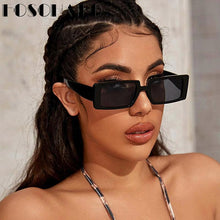 Load image into Gallery viewer, Rectangle Punk Sunglasses Women Brand Designer Glasses Men Retro Steampunk Sunglasses Eyewear Vintage Small Frames Eyeglasses