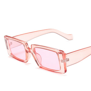 Rectangle Punk Sunglasses Women Brand Designer Glasses Men Retro Steampunk Sunglasses Eyewear Vintage Small Frames Eyeglasses