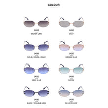 Load image into Gallery viewer, Rectangle Rimless Sunglasses For Men 2023 Retro Irregular Sun Glasses Women  Brand Designer Eyewear UV400 Lunettes