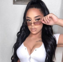 Load image into Gallery viewer, Rectangle Rimless Sunglasses Women Brand Designer Glasses Men Retro Steampunk Sunglasses Eyewear Vintage Small Frames Eyeglasses