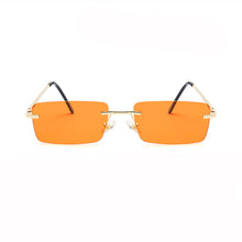 Load image into Gallery viewer, Rectangle Rimless Sunglasses Women Brand Designer Glasses Men Retro Steampunk Sunglasses Eyewear Vintage Small Frames Eyeglasses