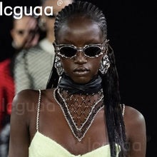 Load image into Gallery viewer, Rectangle Small Punk Sunglasses With Snake Decor Steampunk Sun Glasses  Brand Men Eyewear Sun Glasses For Women Shades