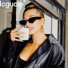 Load image into Gallery viewer, Rectangle Small Punk Sunglasses With Snake Decor Steampunk Sun Glasses  Brand Men Eyewear Sun Glasses For Women Shades