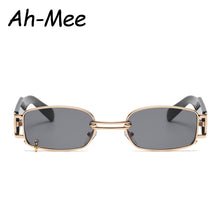 Load image into Gallery viewer, Rectangle Sunglasses Women Hip Hop Steampunk Sun Glasses Punk Metal Iron Hoop Square Eyeglasses UV400 Oculos