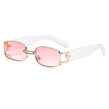 Load image into Gallery viewer, Rectangle Sunglasses Women Hip Hop Steampunk Sun Glasses Punk Metal Iron Hoop Square Eyeglasses UV400 Oculos