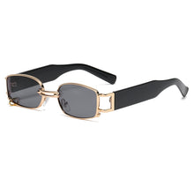Load image into Gallery viewer, Rectangle Sunglasses Women Hip Hop Steampunk Sun Glasses Punk Metal Iron Hoop Square Eyeglasses UV400 Oculos
