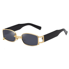 Load image into Gallery viewer, Rectangle Sunglasses Women Hip Hop Steampunk Sun Glasses Punk Metal Iron Hoop Square Eyeglasses UV400 Oculos