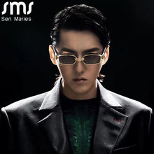Load image into Gallery viewer, Rectangle Sunglasses Women Hip Hop Steampunk Sun Glasses Punk Metal Iron Hoop Square Eyeglasses UV400 Oculos