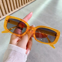 Load image into Gallery viewer, Rectangle Sunglasses Women Vintage Travel TR90 Ladies Square Retro Gradient Lens Sun Glasses Polarized UV400 Female 107