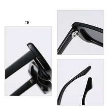 Load image into Gallery viewer, Rectangle Sunglasses Women Vintage Travel TR90 Ladies Square Retro Gradient Lens Sun Glasses Polarized UV400 Female 107