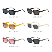 Load image into Gallery viewer, Rectangle Sunglasses Women Vintage Travel TR90 Ladies Square Retro Gradient Lens Sun Glasses Polarized UV400 Female 107