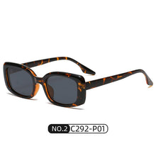 Load image into Gallery viewer, Rectangle Sunglasses Women Vintage Travel TR90 Ladies Square Retro Gradient Lens Sun Glasses Polarized UV400 Female 107
