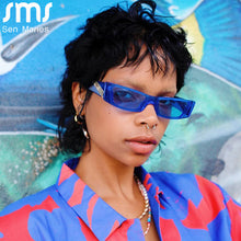 Load image into Gallery viewer, Rectangle Vintage Sunglasses Women Personality Retro Punk Sunglasses Ladies Eyeglasses Steampunk Small Frames Eyewear