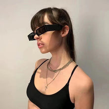 Load image into Gallery viewer, Rectangle Vintage Sunglasses Women Personality Small Frame Punk Sun Glasses Female Retro Square Steampunk Shades