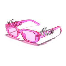 Load image into Gallery viewer, Rectangle Vintage Sunglasses Women Punk Retro Small Sun Glasses Brand Designer Steampunk Eyeglasses Animal Totem Eyewear