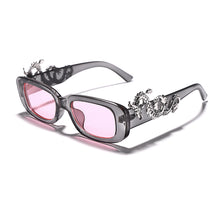 Load image into Gallery viewer, Rectangle Vintage Sunglasses Women Punk Retro Small Sun Glasses Brand Designer Steampunk Eyeglasses Animal Totem Eyewear
