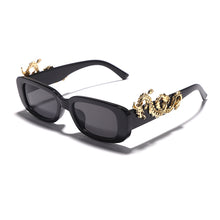 Load image into Gallery viewer, Rectangle Vintage Sunglasses Women Punk Retro Small Sun Glasses Brand Designer Steampunk Eyeglasses Animal Totem Eyewear
