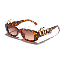 Load image into Gallery viewer, Rectangle Vintage Sunglasses Women Punk Retro Small Sun Glasses Brand Designer Steampunk Eyeglasses Animal Totem Eyewear