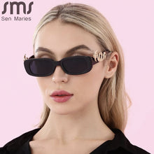 Load image into Gallery viewer, Rectangle Vintage Sunglasses Women Punk Retro Small Sun Glasses Brand Designer Steampunk Eyeglasses Animal Totem Eyewear