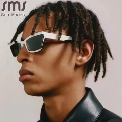 Rectangle Vintage Sunglasses Women Retro Punk Sun Glass Men Steampunk Cat Eye Eyeglasses Eyewear