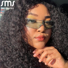 Load image into Gallery viewer, Rectangle Vintage Sunglasses Women Sexy Retro Small One Piece Sun Glasses Brand Designer Eyeglasses Eyewear Female Oculos