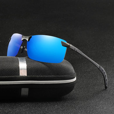Rectangular HD Sunglasses Men Polarized Driving  Glasses Male  SunGlasses Outdoor Sports Anti-glare Driving Goggle UV400