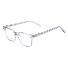 Carica l&#39;immagine nel visualizzatore di Gallery, Rectangular Men and Women Acetate  Glasses Frame Full Rim Large Eyewear For My Prescription Myopia &amp; Reading Lenses